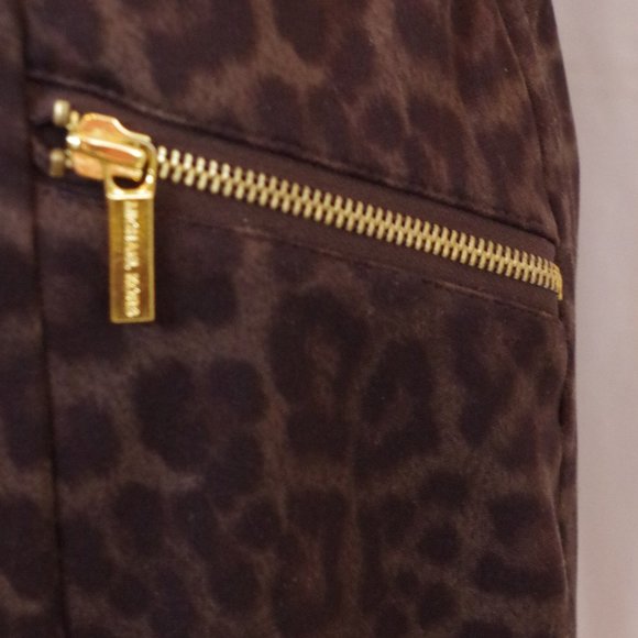 MICHAEL Michael Kors Ponte Knit Animal Print Pencil Skirt- Sz. 2 - Picture 4 of 7